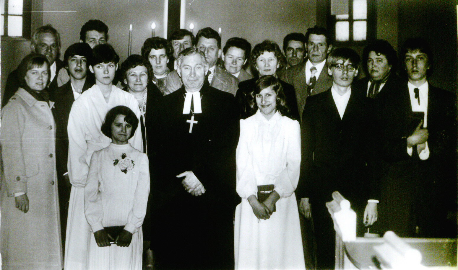Konfirmation in Stolp um 1980