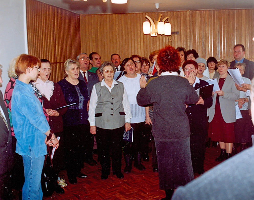 Chorprobe in der alten Diakoniestation
