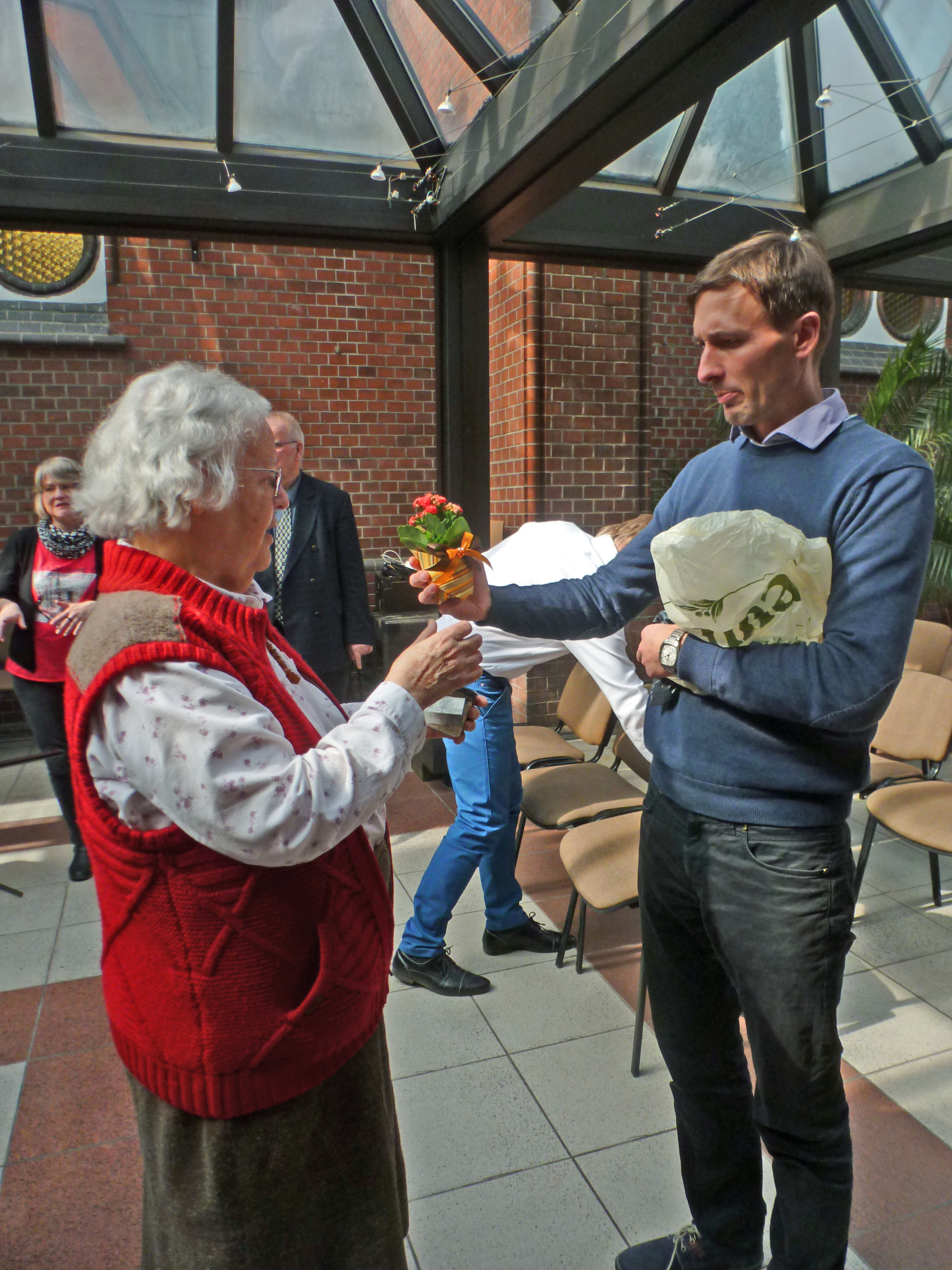 Die Stettiner Gemeinde dankt für den Besuch.