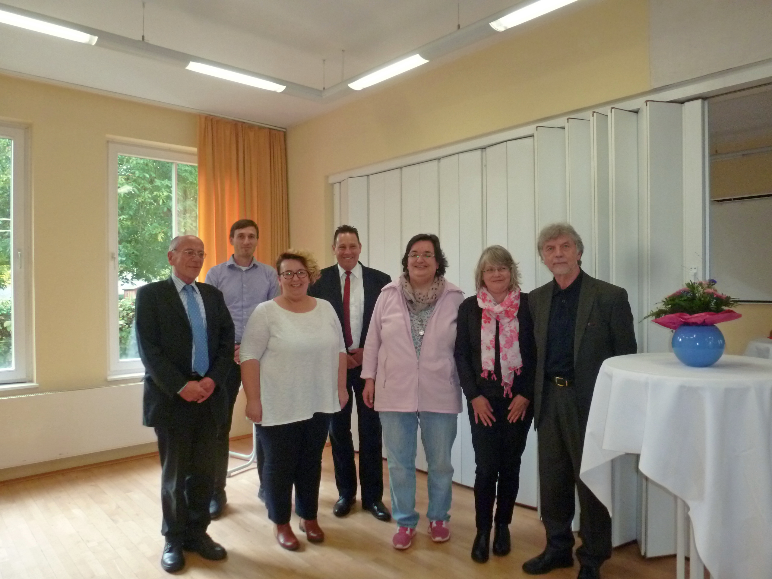 Greifswald 07.10.2016: der neugewählte Vorstand
