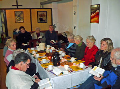 Adventsfeier in der kalten Kapelle